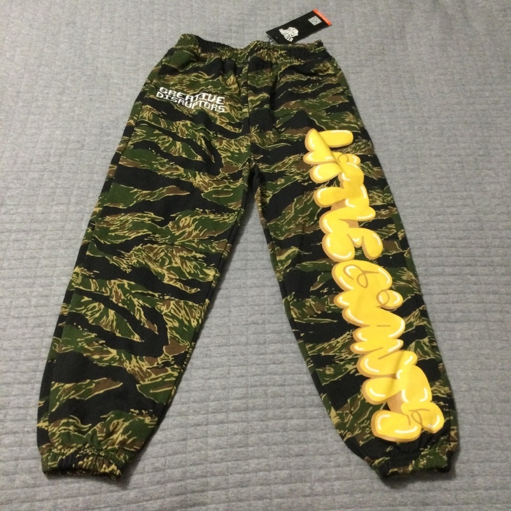 We Are Little Giants Creative Disruptors Boy’s Tiger Stripe Camo Pants Size 7/8